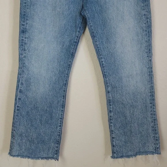 Veronica Beard Carly Kick-Flare Jean High Rise in Pebble Stone Wash Size 29
